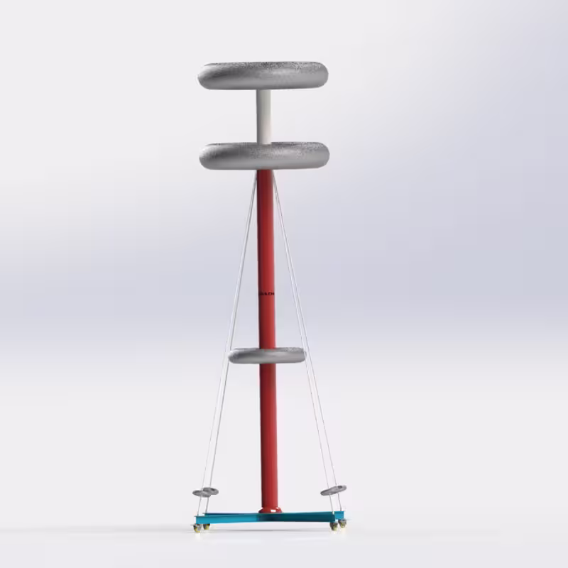 LQHID 3200KV-400pF Weak Damping Capacitor Voltage Divider | Ultra High Voltage Testing